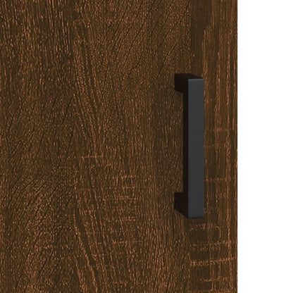 Berkfield Bedside Cabinet Brown Oak 40x40x50 cm Engineered Wood