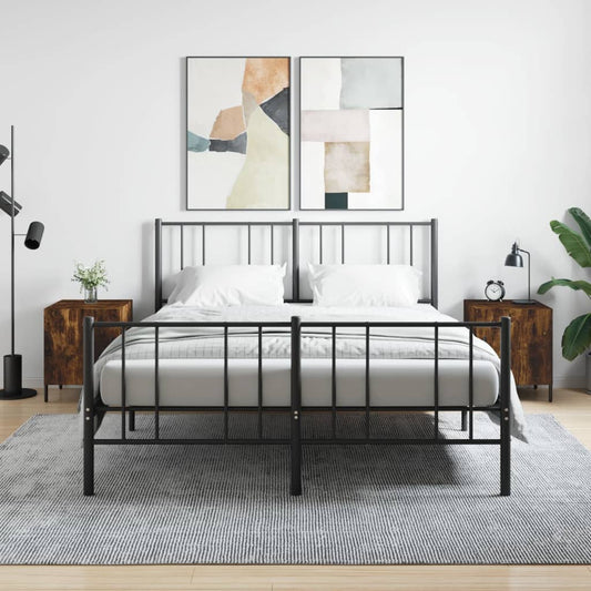 Berkfield Bedside Cabinets 2 pcs Smoked Oak 40x40x50 cm Engineered Wood