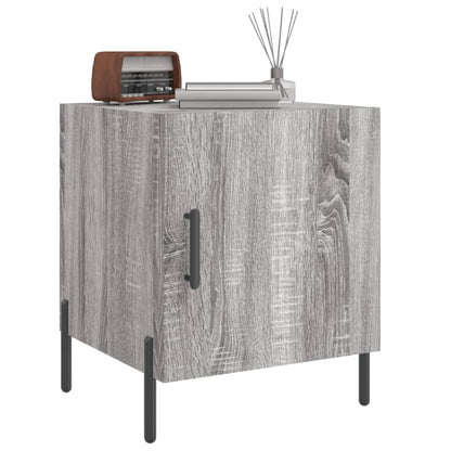 Berkfield Bedside Cabinet Grey Sonoma 40x40x50 cm Engineered Wood