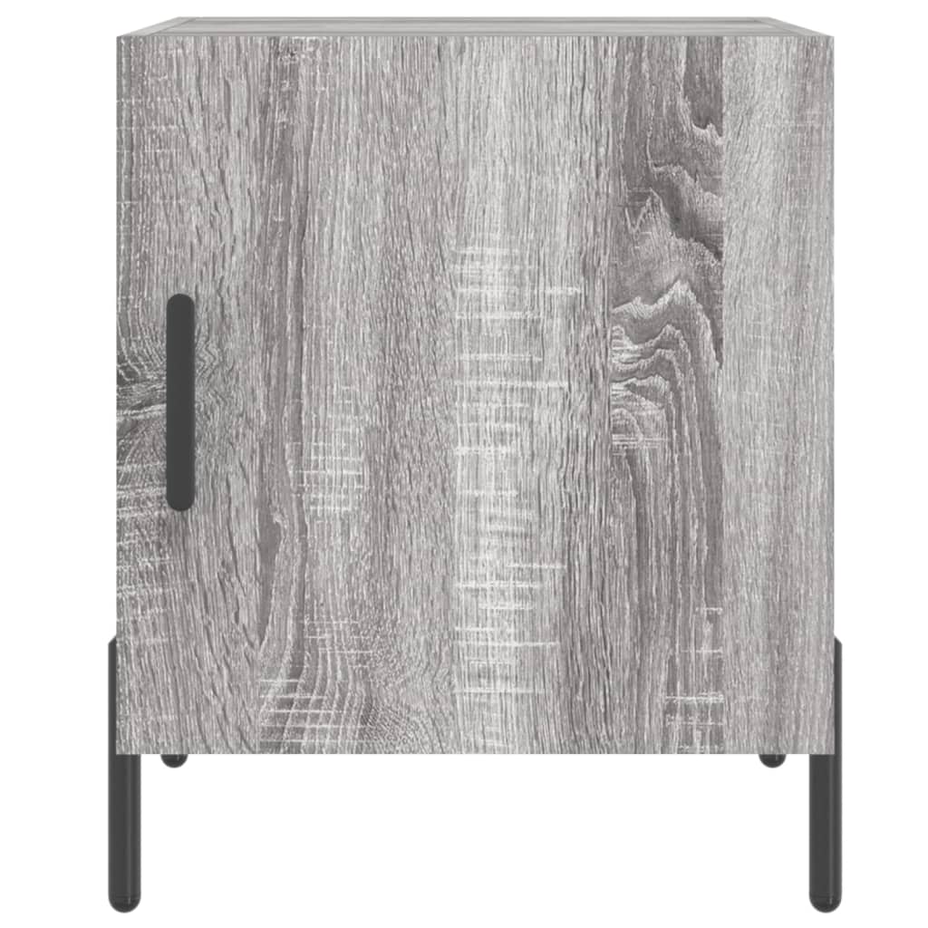 Berkfield Bedside Cabinet Grey Sonoma 40x40x50 cm Engineered Wood