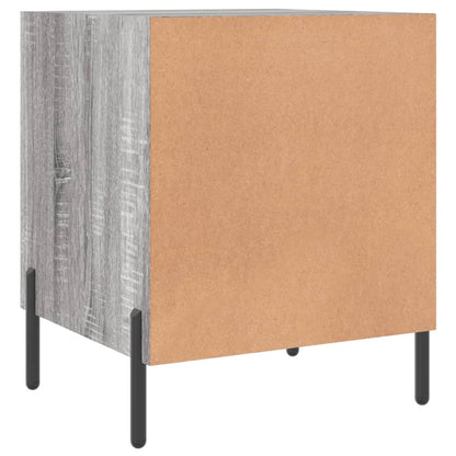 Berkfield Bedside Cabinet Grey Sonoma 40x40x50 cm Engineered Wood