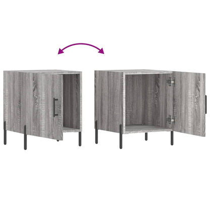 Berkfield Bedside Cabinet Grey Sonoma 40x40x50 cm Engineered Wood