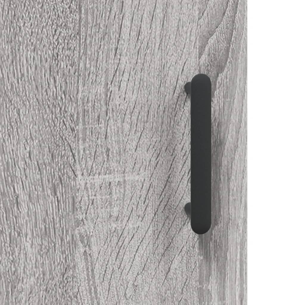 Berkfield Bedside Cabinet Grey Sonoma 40x40x50 cm Engineered Wood