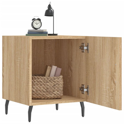 Berkfield Bedside Cabinet Sonoma Oak 40x40x50 cm Engineered Wood