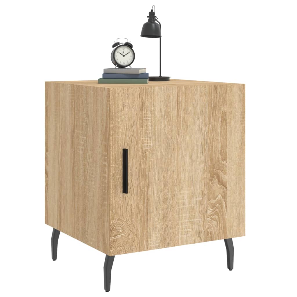 Berkfield Bedside Cabinet Sonoma Oak 40x40x50 cm Engineered Wood