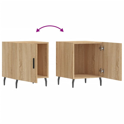Berkfield Bedside Cabinet Sonoma Oak 40x40x50 cm Engineered Wood