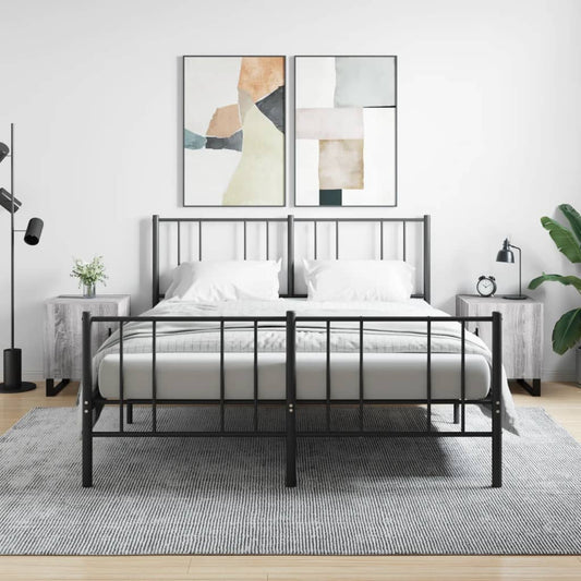 Berkfield Bedside Cabinets 2 pcs Grey Sonoma 40x40x50 cm Engineered Wood