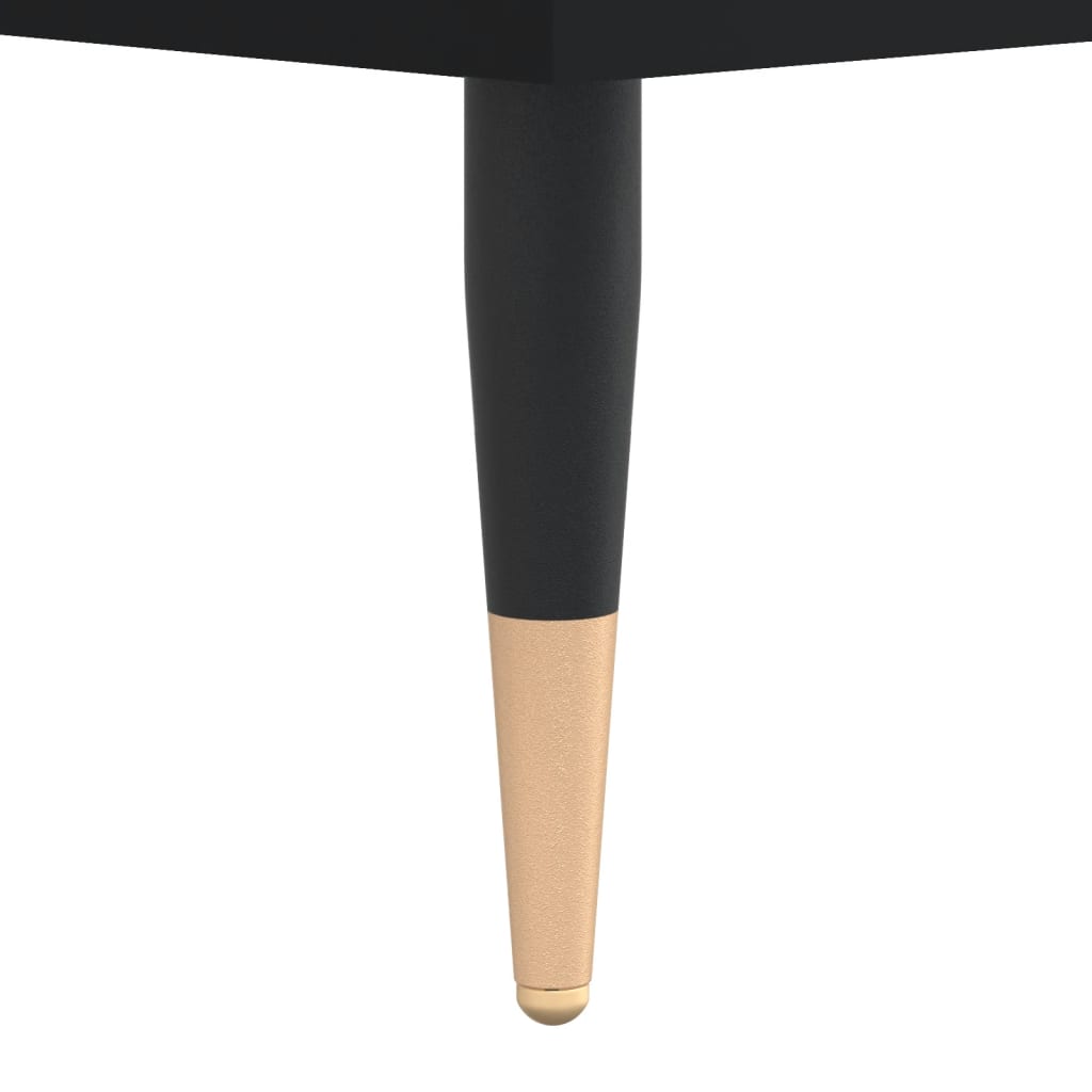Berkfield Bedside Cabinet Black 40x40x66 cm Engineered Wood