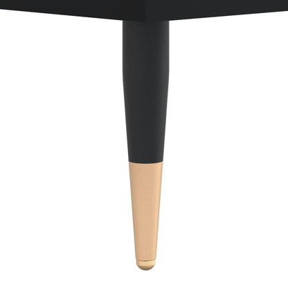 Berkfield Bedside Cabinet Black 40x40x66 cm Engineered Wood