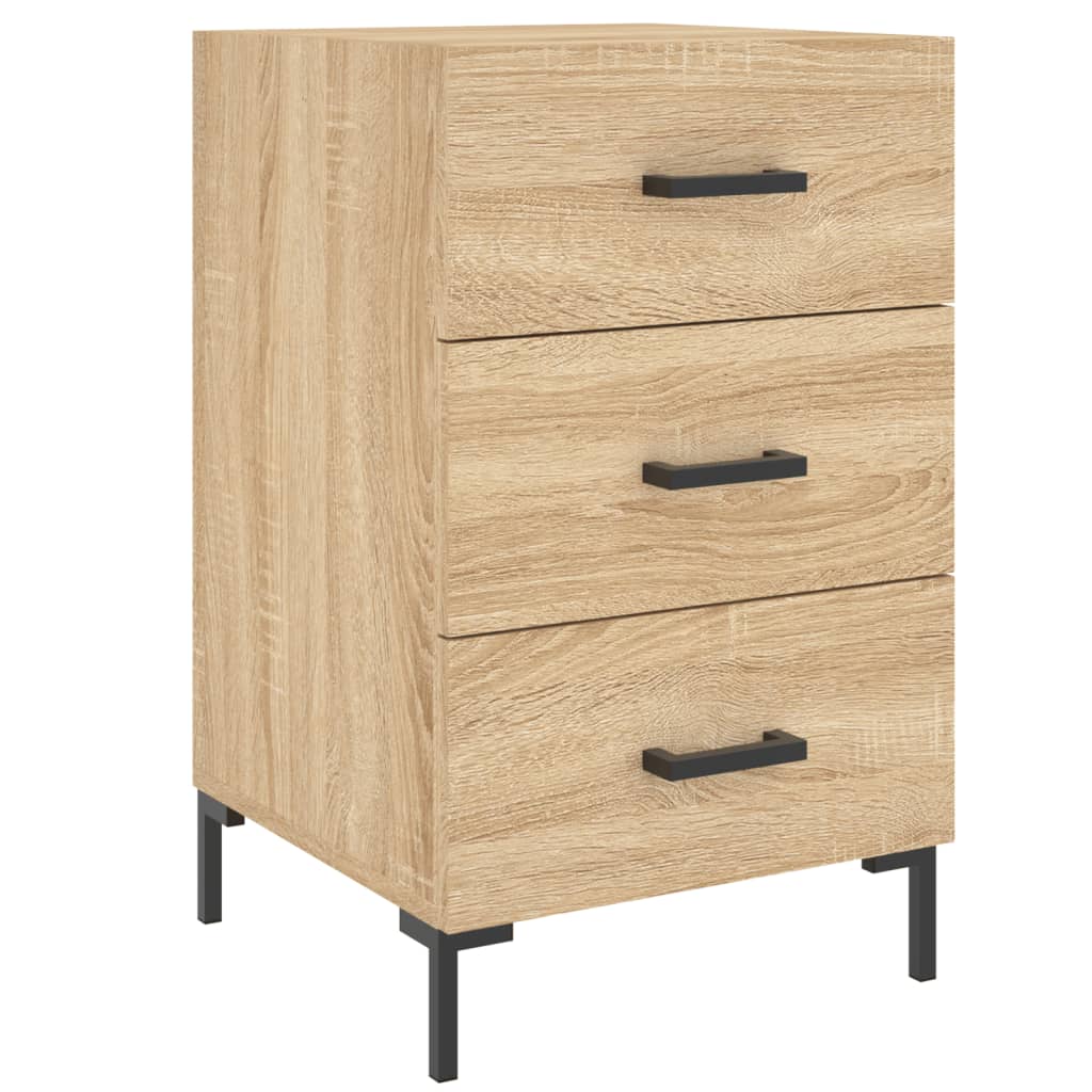 Berkfield Bedside Cabinet Sonoma Oak 40x40x66 cm Engineered Wood