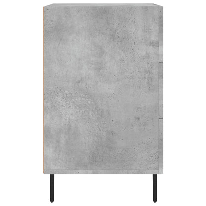 Berkfield Bedside Cabinet Concrete Grey 40x40x66 cm Engineered Wood