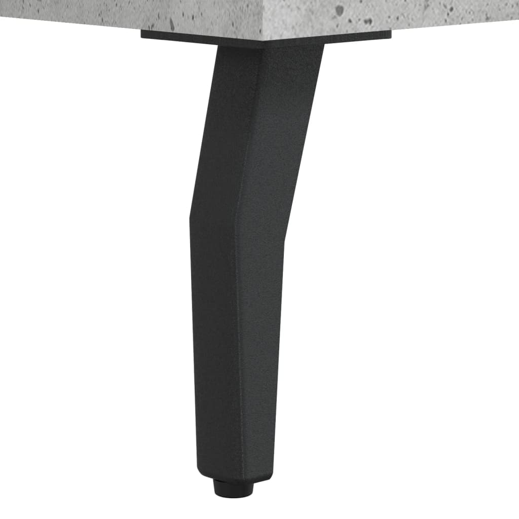 Berkfield Bedside Cabinet Concrete Grey 40x40x66 cm Engineered Wood