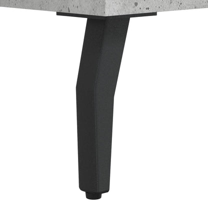 Berkfield Bedside Cabinet Concrete Grey 40x40x66 cm Engineered Wood