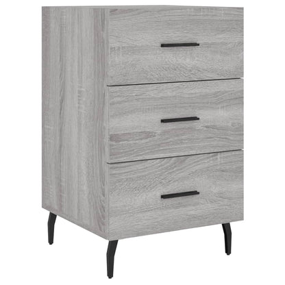 Berkfield Bedside Cabinet Grey Sonoma 40x40x66 cm Engineered Wood