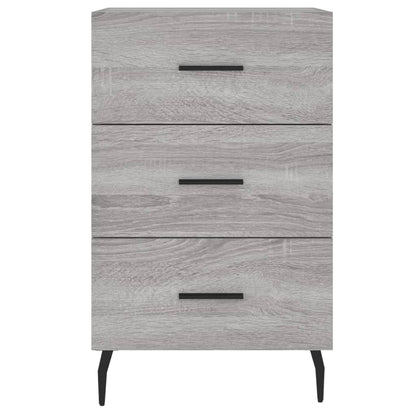 Berkfield Bedside Cabinet Grey Sonoma 40x40x66 cm Engineered Wood