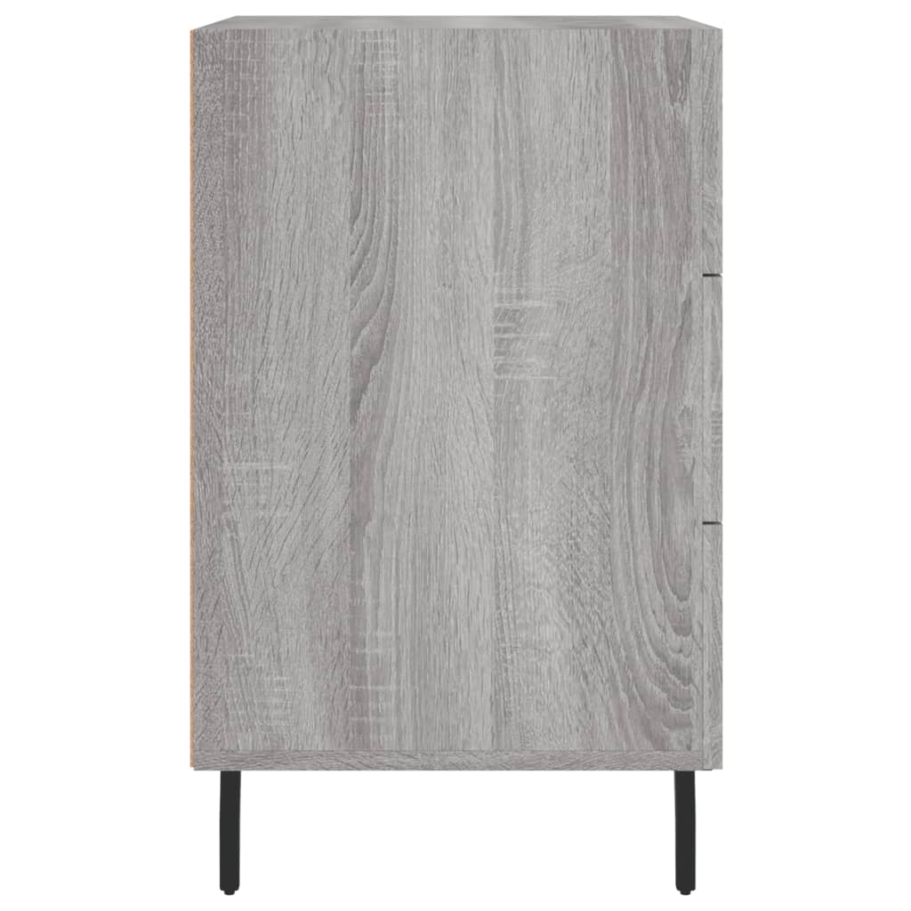 Berkfield Bedside Cabinet Grey Sonoma 40x40x66 cm Engineered Wood