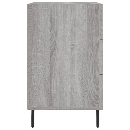 Berkfield Bedside Cabinet Grey Sonoma 40x40x66 cm Engineered Wood