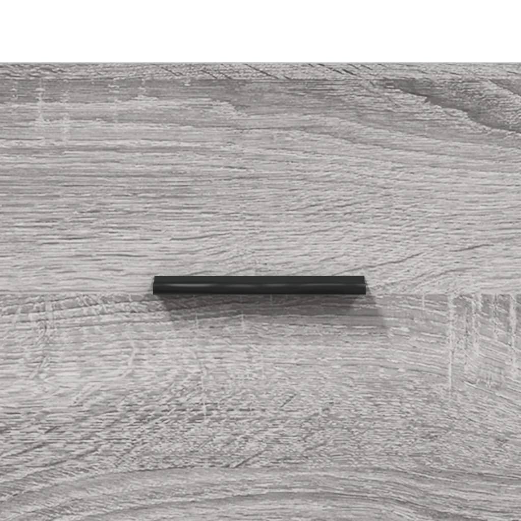 Berkfield Bedside Cabinet Grey Sonoma 40x40x66 cm Engineered Wood