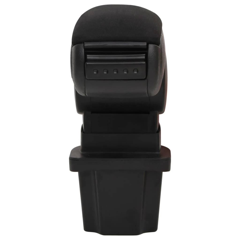 Berkfield Car Armrest Black 13.5x32.5x(31-46.5) cm ABS
