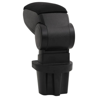 Berkfield Car Armrest Black 13.5x32.5x(31-46.5) cm ABS
