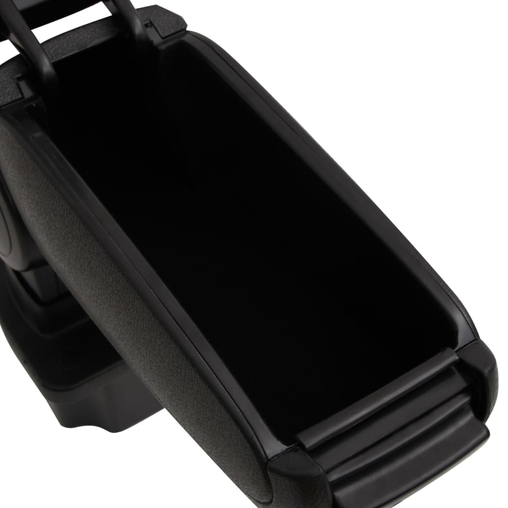 Berkfield Car Armrest Black 13.5x32.5x(31-46.5) cm ABS