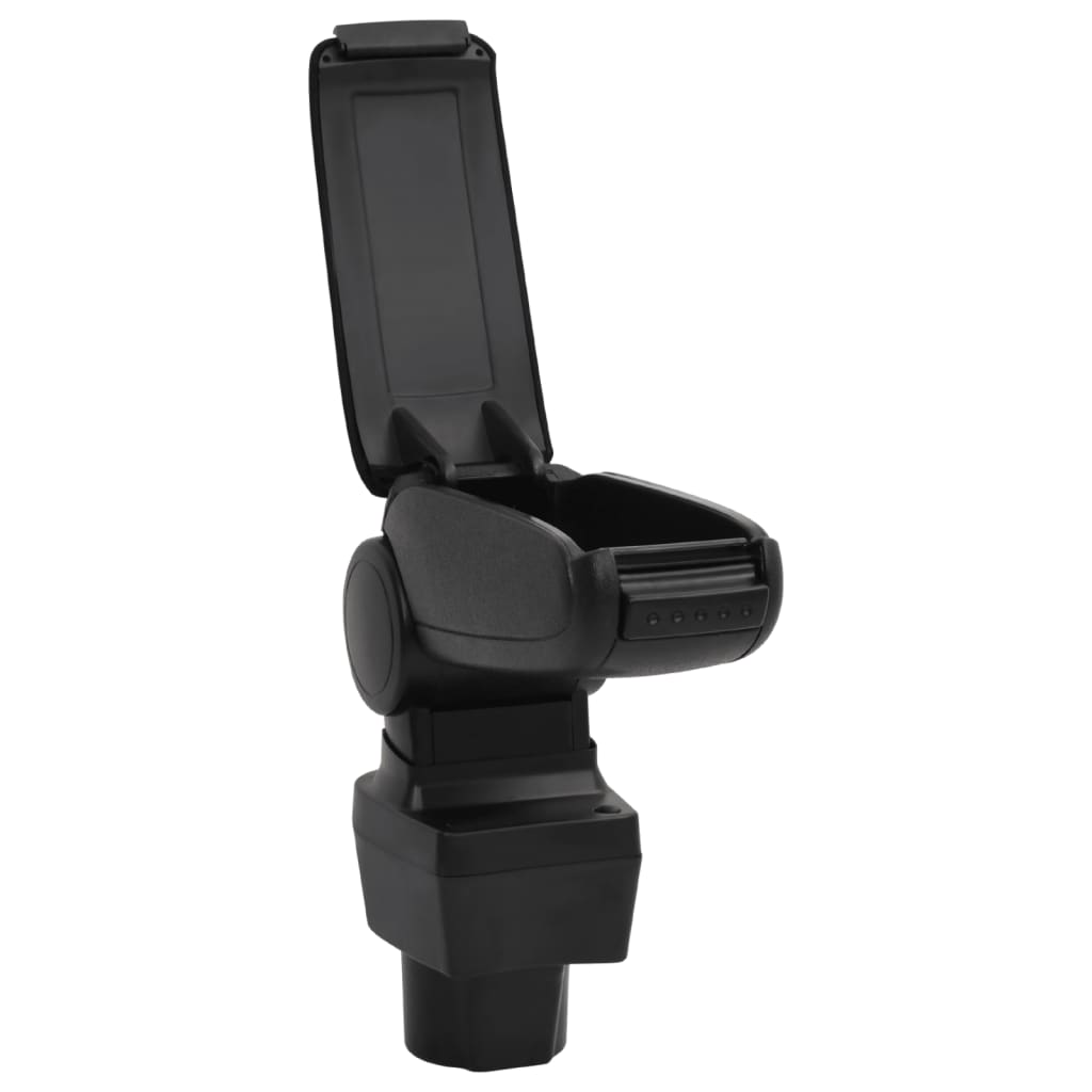 Berkfield Car Armrest Black 12x32x(32-49) cm ABS