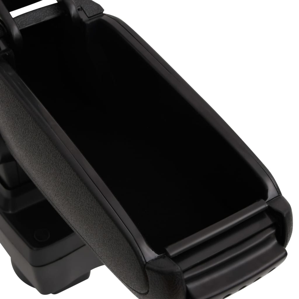 Berkfield Car Armrest Black 12x32x(32-49) cm ABS