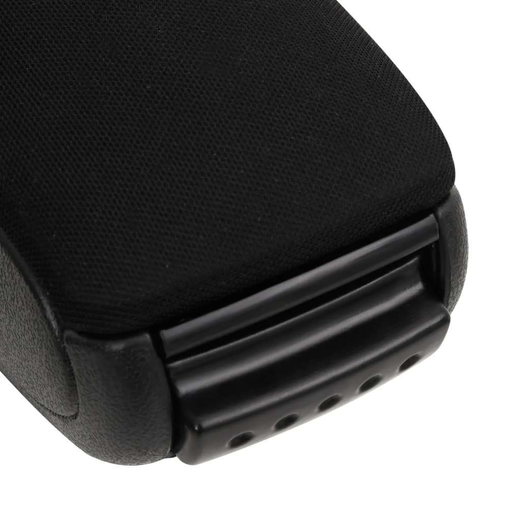 Berkfield Car Armrest Black 12x32x(32-49) cm ABS