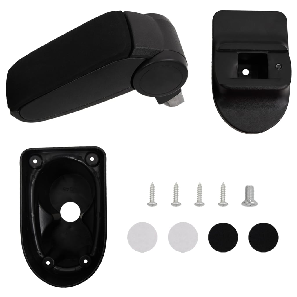 Berkfield Car Armrest Black 13x36x(30-46) cm ABS