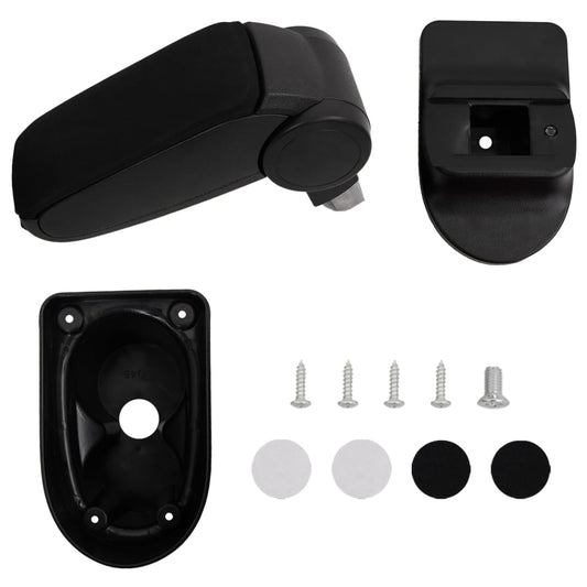 Berkfield Car Armrest Black 13x36x(30-46) cm ABS