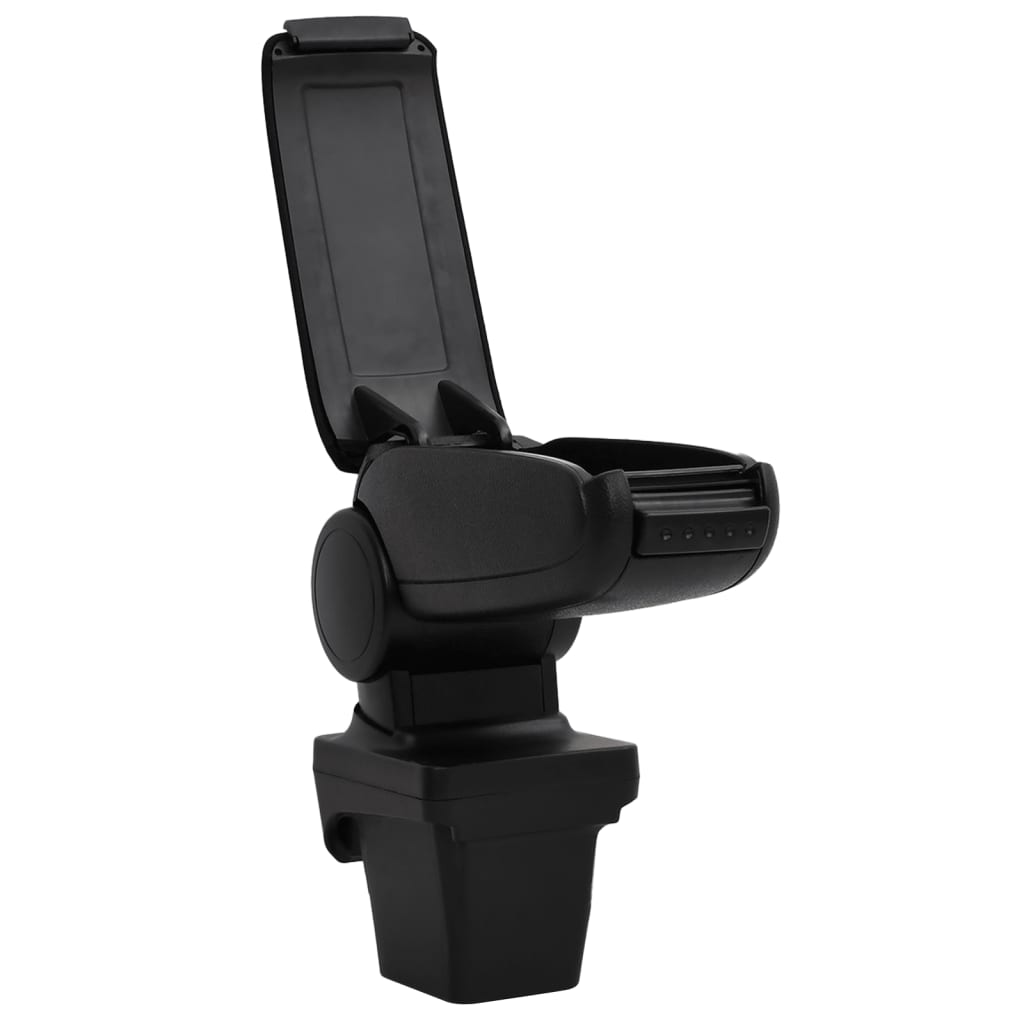 Berkfield Car Armrest Black 13x33x(31-48) cm ABS