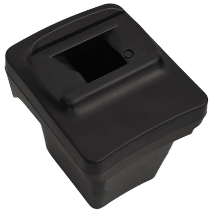 Berkfield Car Armrest Black 13x33x(31-48) cm ABS