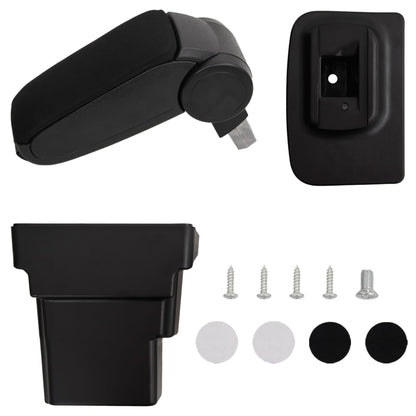 Berkfield Car Armrest Black 17x32x(37-53) cm ABS