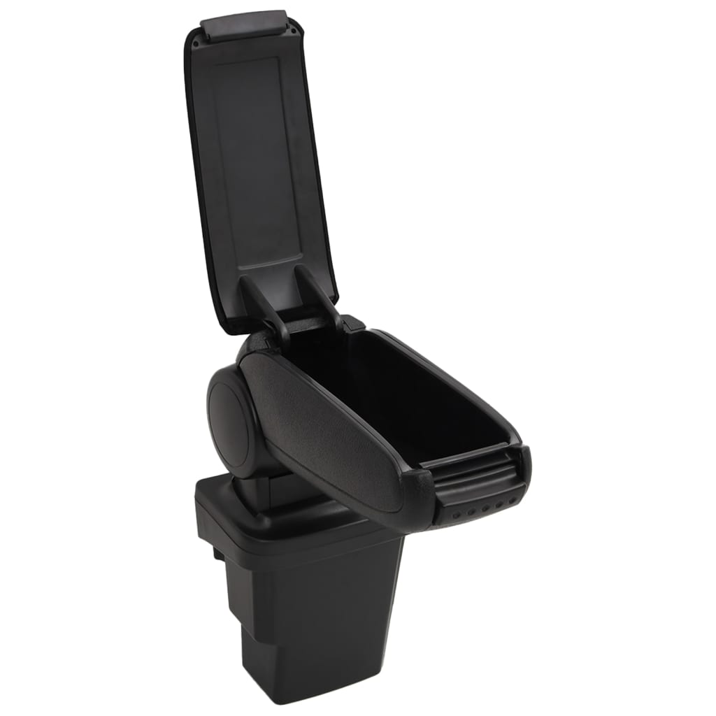 Berkfield Car Armrest Black 17x32x(37-53) cm ABS