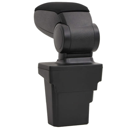 Berkfield Car Armrest Black 17x32x(37-53) cm ABS