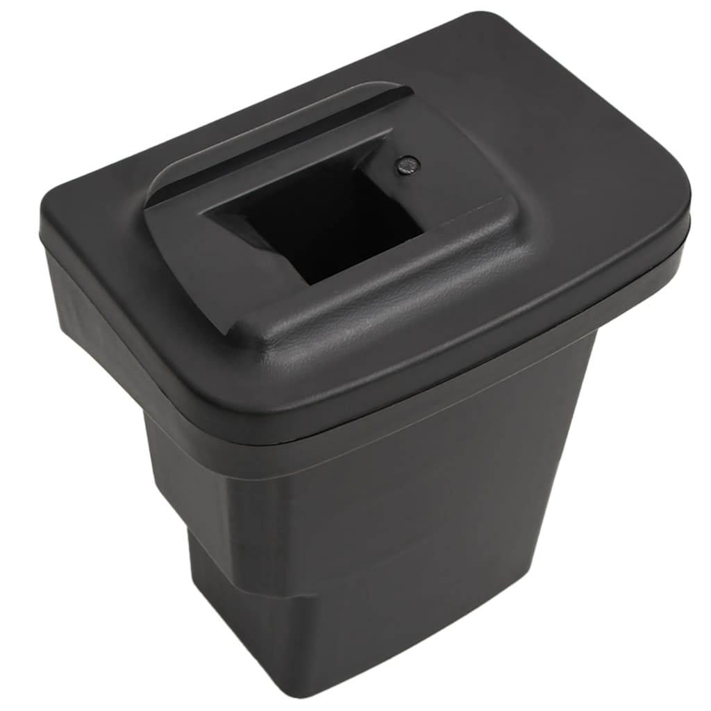 Berkfield Car Armrest Black 17x32x(37-53) cm ABS