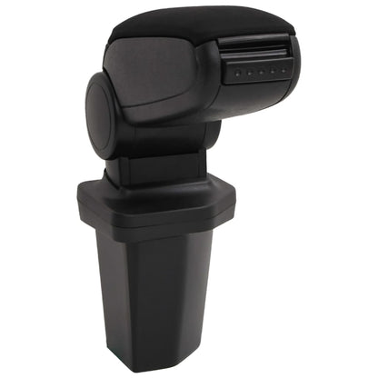 Berkfield Car Armrest Black 15x32x(40-52) cm ABS