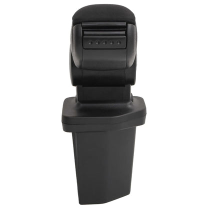 Berkfield Car Armrest Black 15x32x(40-52) cm ABS