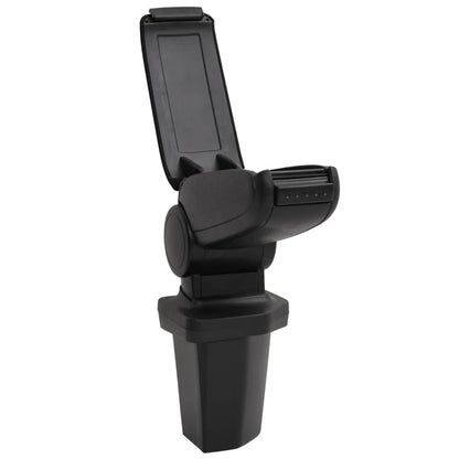 Berkfield Car Armrest Black 15x32x(40-52) cm ABS
