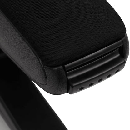 Berkfield Car Armrest Black 15x32x(40-52) cm ABS