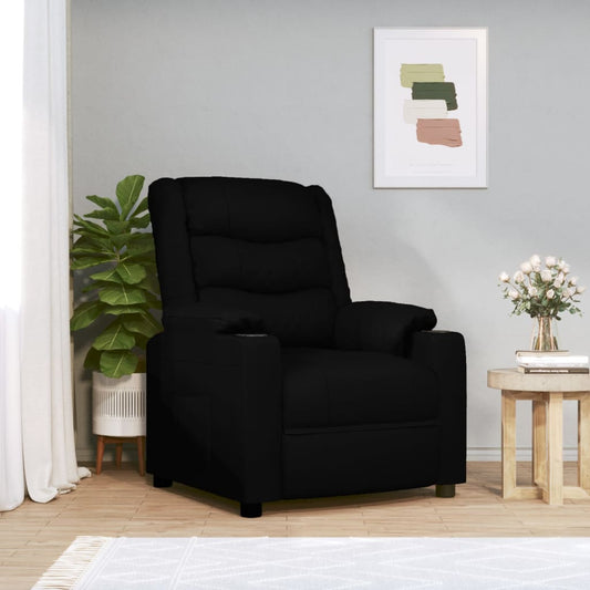 Berkfield Electric Massage Chair Black Faux Leather