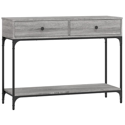 Berkfield Console Table Grey Sonoma 100x34.5x75 cm Engineered Wood