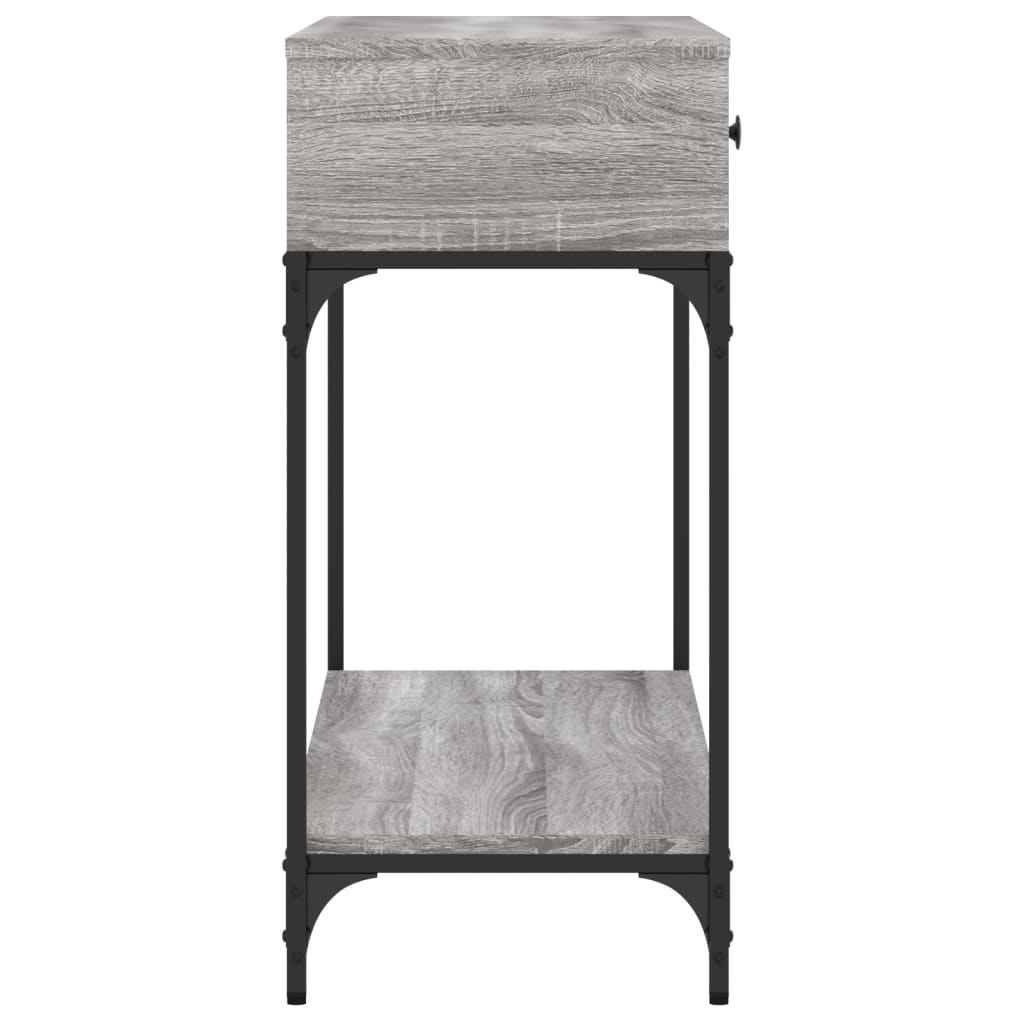 Berkfield Console Table Grey Sonoma 100x34.5x75 cm Engineered Wood