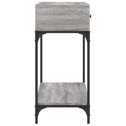 Berkfield Console Table Grey Sonoma 100x34.5x75 cm Engineered Wood