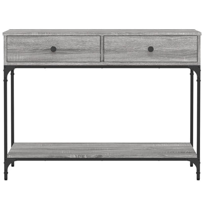 Berkfield Console Table Grey Sonoma 100x34.5x75 cm Engineered Wood