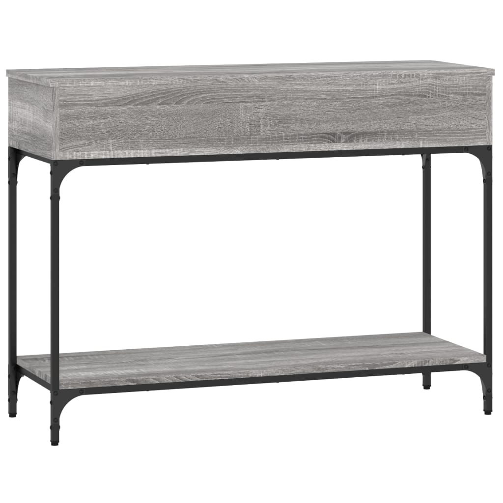 Berkfield Console Table Grey Sonoma 100x34.5x75 cm Engineered Wood