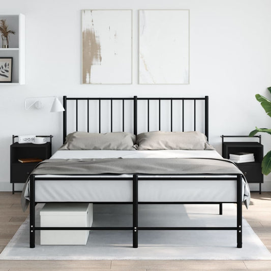 Berkfield Bedside Cabinets Wall-mounted 2 pcs Black 40x30x61 cm Engineered Wood