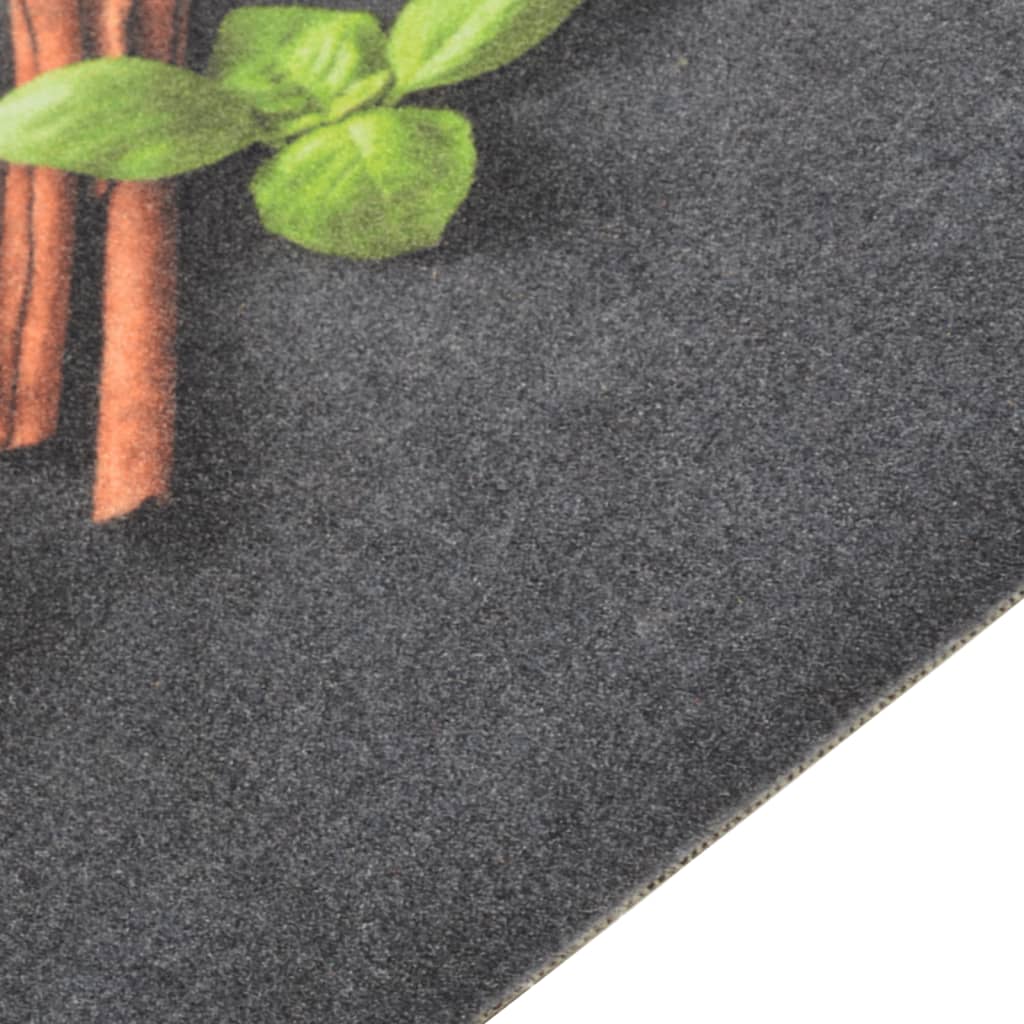 Berkfield Kitchen Rug Washable Spices 45x150 cm Velvet