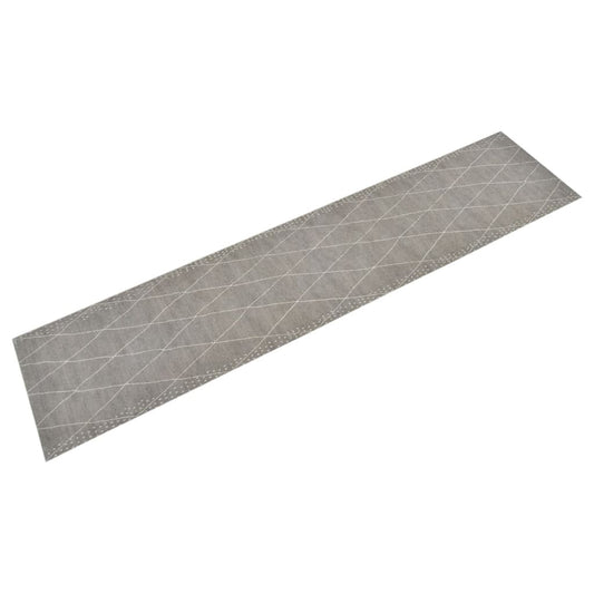 Berkfield Kitchen Rug Washable Rhombus 60x300 cm Velvet