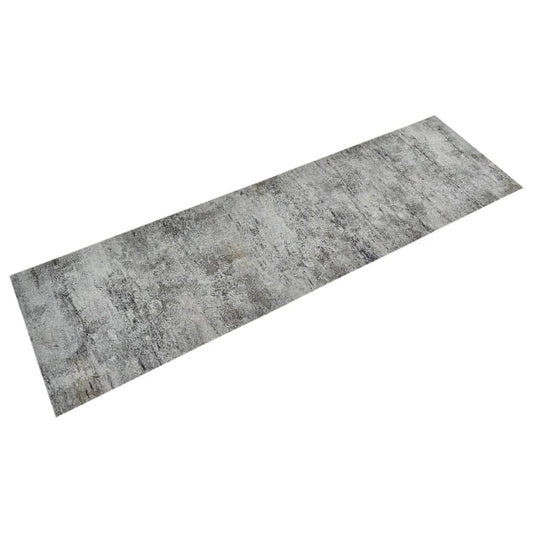 Berkfield Kitchen Rug Washable Beton 45x150 cm Velvet